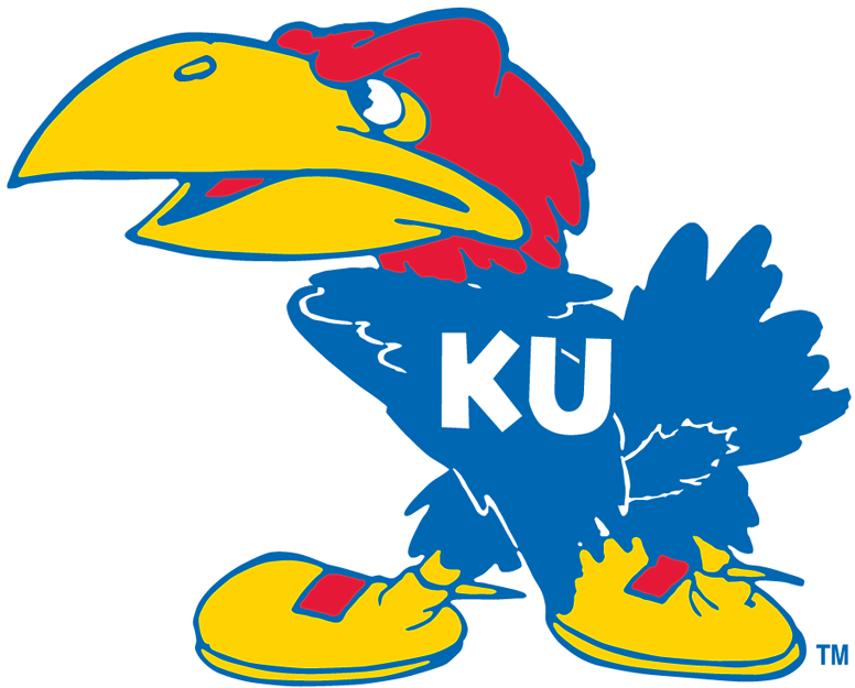 Kansas Jayhawks 1941-1945 Primary Logo iron on paper